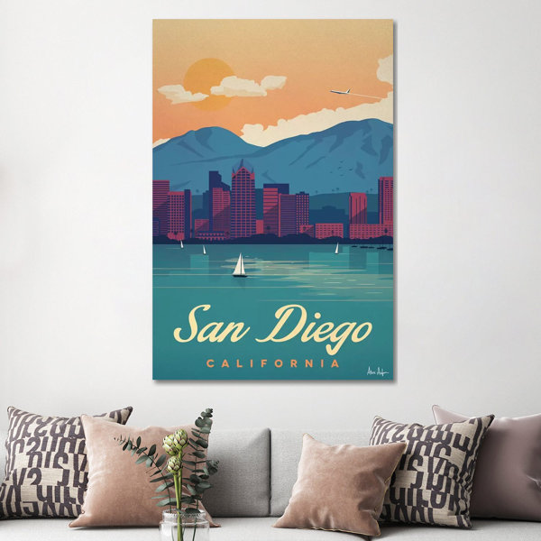Bless international San Diego Framed Print Wayfair